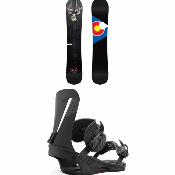 Never Summer Shapeshifter Snowboard + Union Atlas Snowboard Bindings 2025