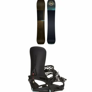 Nidecker Escape Plus Snowboard + Season Universal Snowboard Bindings 2025