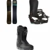 Nidecker Escape Plus Snowboard + Season Universal Snowboard Bindings + Kita Snowboard Boots 2025