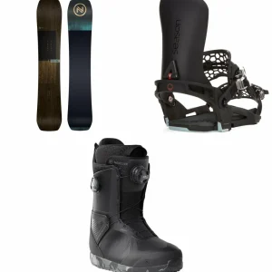 Nidecker Escape Plus Snowboard + Season Universal Snowboard Bindings + Kita Snowboard Boots 2025