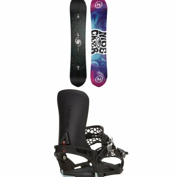 Nidecker Gamma APX Snowboard + Season Universal Snowboard Bindings 2025