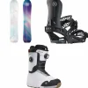 Nidecker Mellow Snowboard + Kaon Snowboard Bindings + Rift Snowboard Boots 2025