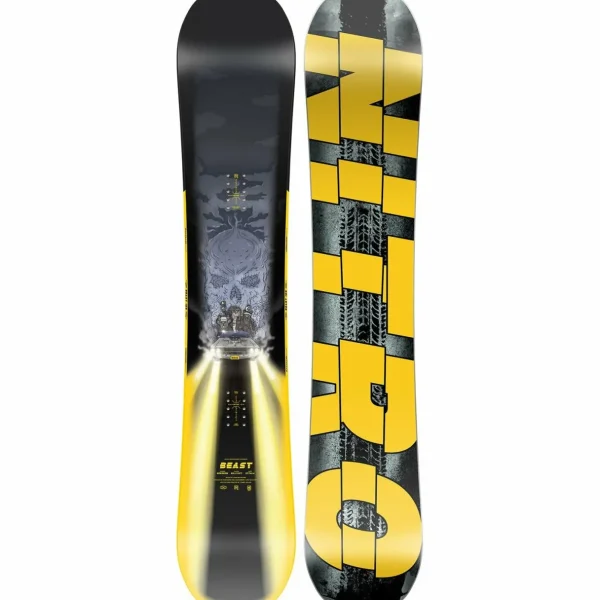 Nitro Beast Snowboard + Phantom Snowboard Bindings 2025