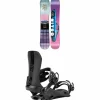 Nitro Cheap Thrills Snowboard + One Snowboard Bindings 2025