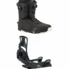 Nitro Darkseid Step On Boa Snowboard Boots + Burton Step On Splitboard Bindings 2025