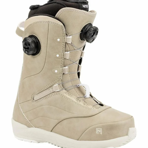 Nitro Fate Snowboard + Poison Snowboard Bindings + Crown Boa Snowboard Boots - Women's 2025