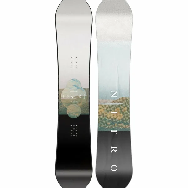 Nitro Fate Snowboard + Poison Snowboard Bindings + Crown Boa Snowboard Boots - Women's 2025