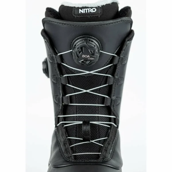 Nitro Fate Snowboard + Poison Snowboard Bindings + Crown Boa Snowboard Boots - Women's 2025