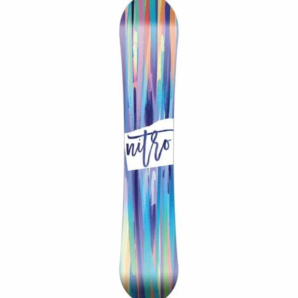 Nitro Lectra Brush Snowboard + Cosmic Snowboard Bindings + Flora Boa Snowboard Boots - Women's 2025
