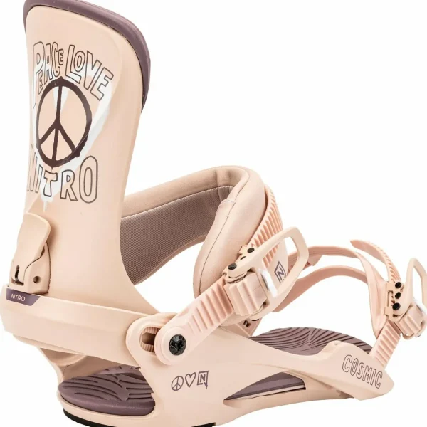 Nitro Lectra Brush Snowboard + Cosmic Snowboard Bindings + Flora Boa Snowboard Boots - Women's 2025