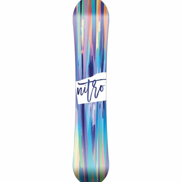 Nitro Lectra Brush Snowboard + Cosmic Snowboard Bindings + Flora Boa Snowboard Boots - Women's 2025