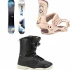 Nitro Lectra Leaf Cam-Out Snowboard + Cosmic Snowboard Bindings + Flora Boa Snowboard Boots - Women's 2025