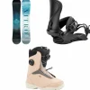 Nitro Mystique Snowboard + Cosmic Snowboard Bindings + Scala Boa Snowboard Boots - Women's 2025