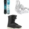 Nitro Mystique Snowboard + Rythm Snowboard Bindings + Flora Boa Snowboard Boots - Women's 2025