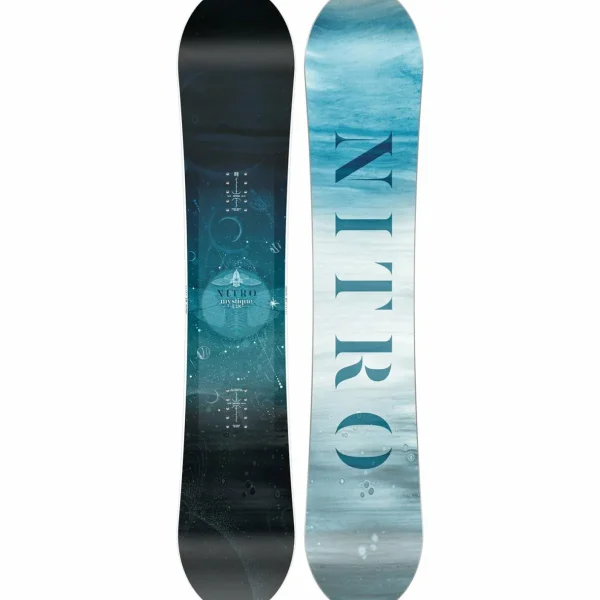 Nitro Mystique Snowboard + Rythm Snowboard Bindings + Flora Boa Snowboard Boots - Women's 2025