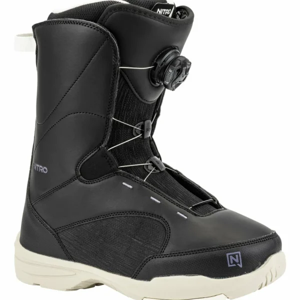 Nitro Mystique Snowboard + Rythm Snowboard Bindings + Flora Boa Snowboard Boots - Women's 2025