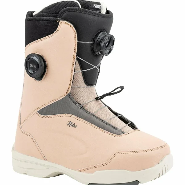 Nitro Mystique Snowboard + Cosmic Snowboard Bindings + Scala Boa Snowboard Boots - Women's 2025