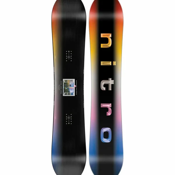Nitro Optisym Snowboard + One Snowboard Bindings 2025
