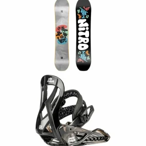 Kids Nitro Ripper Snowboard + Micro Charger Snowboard Bindings - Kids 2025