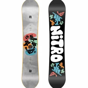 Kids Nitro Ripper Snowboard + Mini Charger Snowboard Bindings - Kids 2025