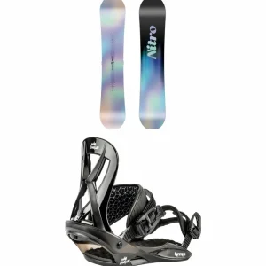 Kids Nitro Spirit Snowboard + Mini Charger Snowboard Bindings - Kids 2025
