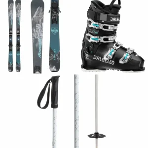 Nordica SUV 84 + TP2 Compact FDT Ski Bindings + Dalbello Veloce Max 65 W Ski Boots - Women's + evo Refract Ski Poles 2024