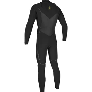 O'Neill 4.5/3.5 Mutant Legend Chest Zip Hooded Wetsuit + 3/2 Psycho Tech Split Toe Wetsuit Boots + 3mm Psycho Tech Gloves
