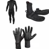 O'Neill 4/3+ Psycho Tech Chest Zip Wetsuit + 3/2 Psycho Tech Split Toe Wetsuit Boots + 3mm Psycho Tech Gloves
