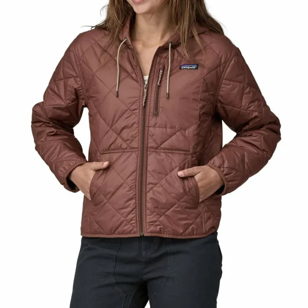 Women Patagonia Diamond Quilted Bomber Hoodie - Women's