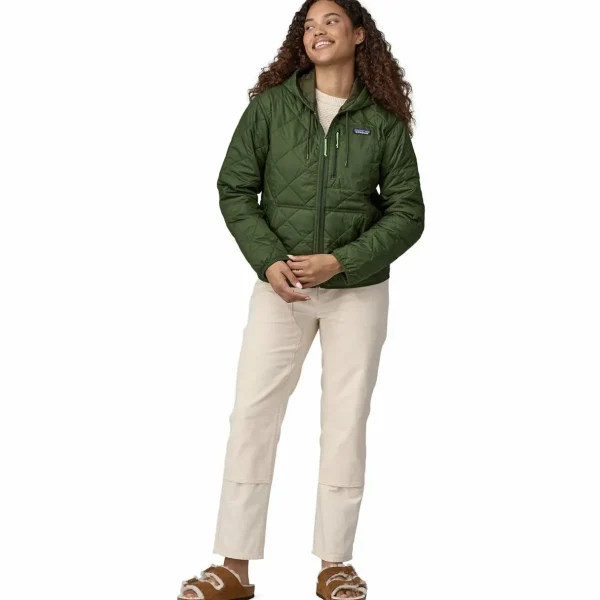 Women Patagonia Diamond Quilted Bomber Hoodie - Women's