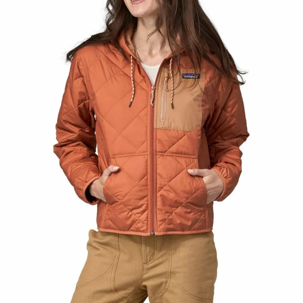 Women Patagonia Diamond Quilted Bomber Hoodie - Women's
