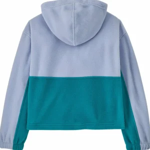 Kids Patagonia Microdini Cropped Hoodie Pullover Fleece - Kids'