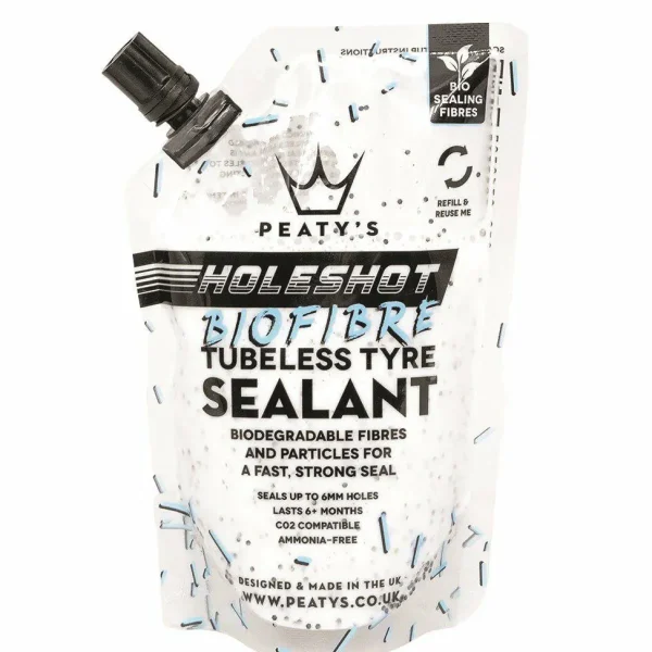 Peaty's Holeshot BioFibre 120ml Tubeless Sealant
