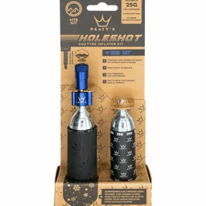 Peaty's Holeshot CO2 Tire Inflator Kit w/ Cartridges