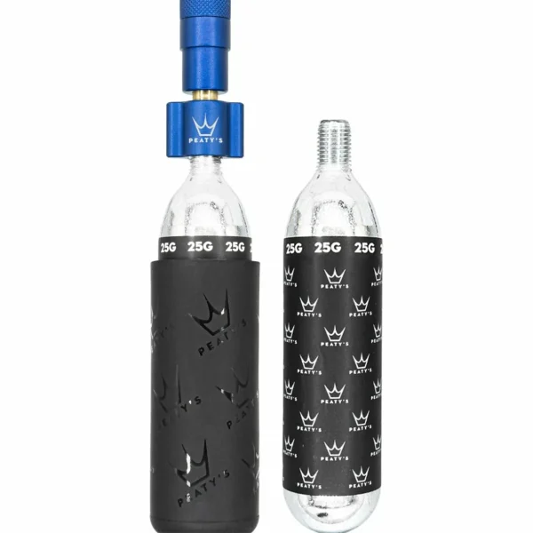Peaty's Holeshot CO2 Tire Inflator Kit w/ Cartridges