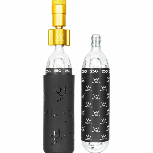 Peaty's Holeshot CO2 Tire Inflator Kit w/ Cartridges