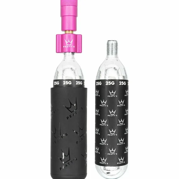 Peaty's Holeshot CO2 Tire Inflator Kit w/ Cartridges
