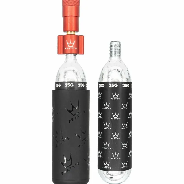 Peaty's Holeshot CO2 Tire Inflator Kit w/ Cartridges