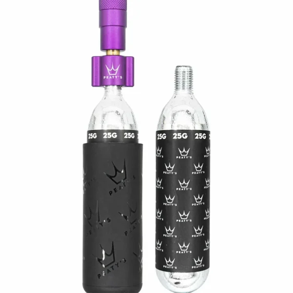Peaty's Holeshot CO2 Tire Inflator Kit w/ Cartridges
