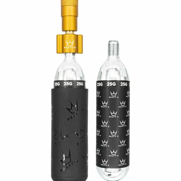 Peaty's Holeshot CO2 Tire Inflator Kit w/ Cartridges