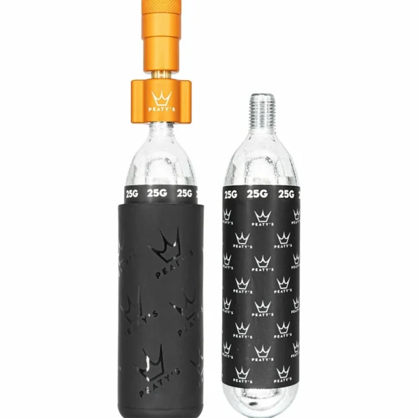 Peaty's Holeshot CO2 Tire Inflator Kit w/ Cartridges