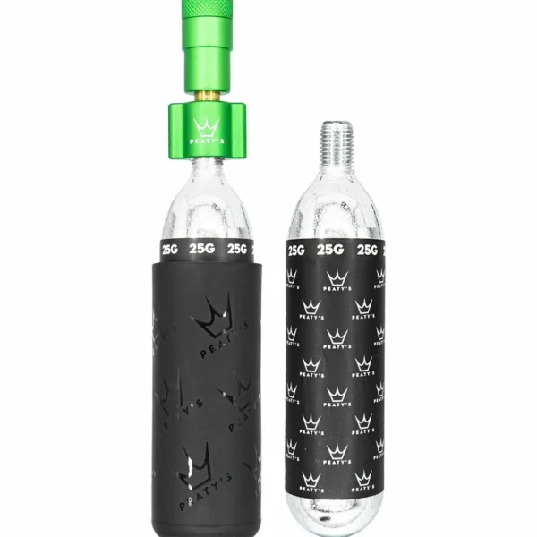 Peaty's Holeshot CO2 Tire Inflator Kit w/ Cartridges