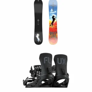 Public Snowboards Dispute Snowboard + Flux EM Snowboard Bindings 2025