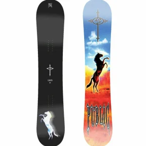 Public Snowboards Dispute Snowboard + Flux EM Snowboard Bindings 2025