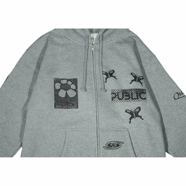 Public Snowboards Sum Zip Hoodie - Men's