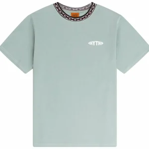 Rhythm Contrast Neckband Short-Sleeve T-Shirt - Men's