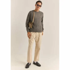 Rhythm Mohair Fishermans Knit Sweater - Men's