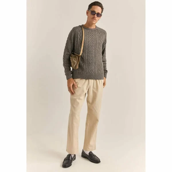 Rhythm Mohair Fishermans Knit Sweater - Men's