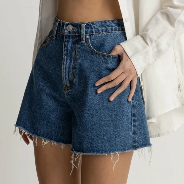 Women Rhythm Staple Denim Shorts - Women's