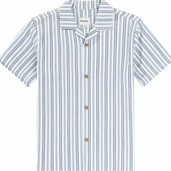 Rhythm Vacation Stripe Short-Sleeve Short - Men's